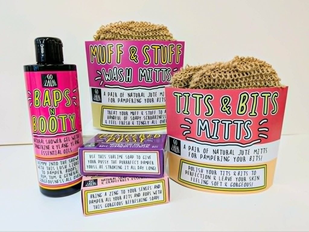 Baps & Flaps Mitts - Natural Jute Bath Mitts