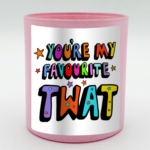 Scented Candles 'colourful you're my fav: Lime, Basil & Mandarin