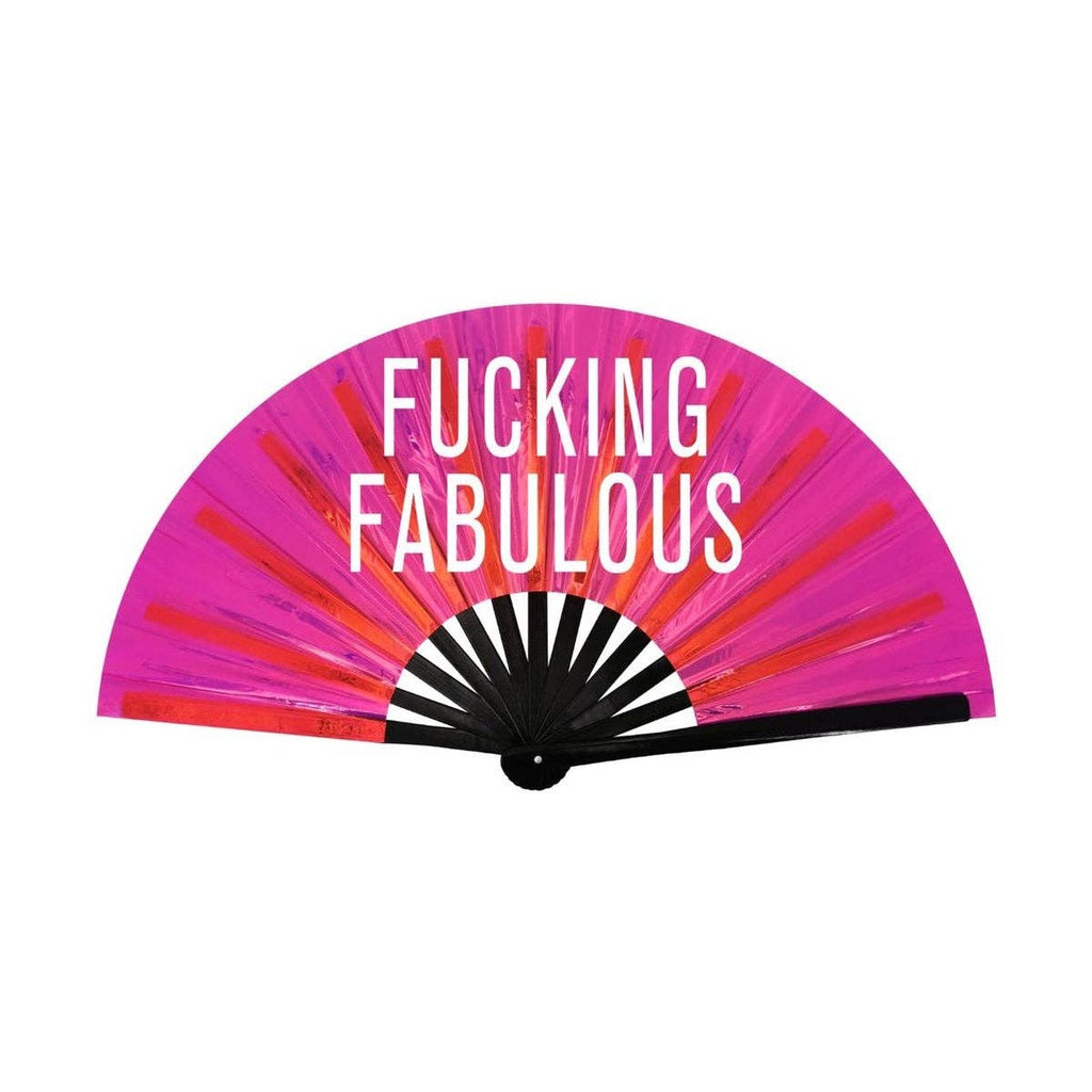Fucking Fabulous Holographic Fan XL