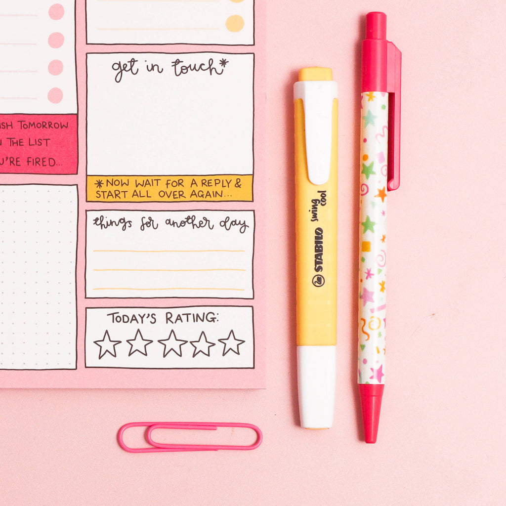 A5 notepad - daily planner - it’s a plan
