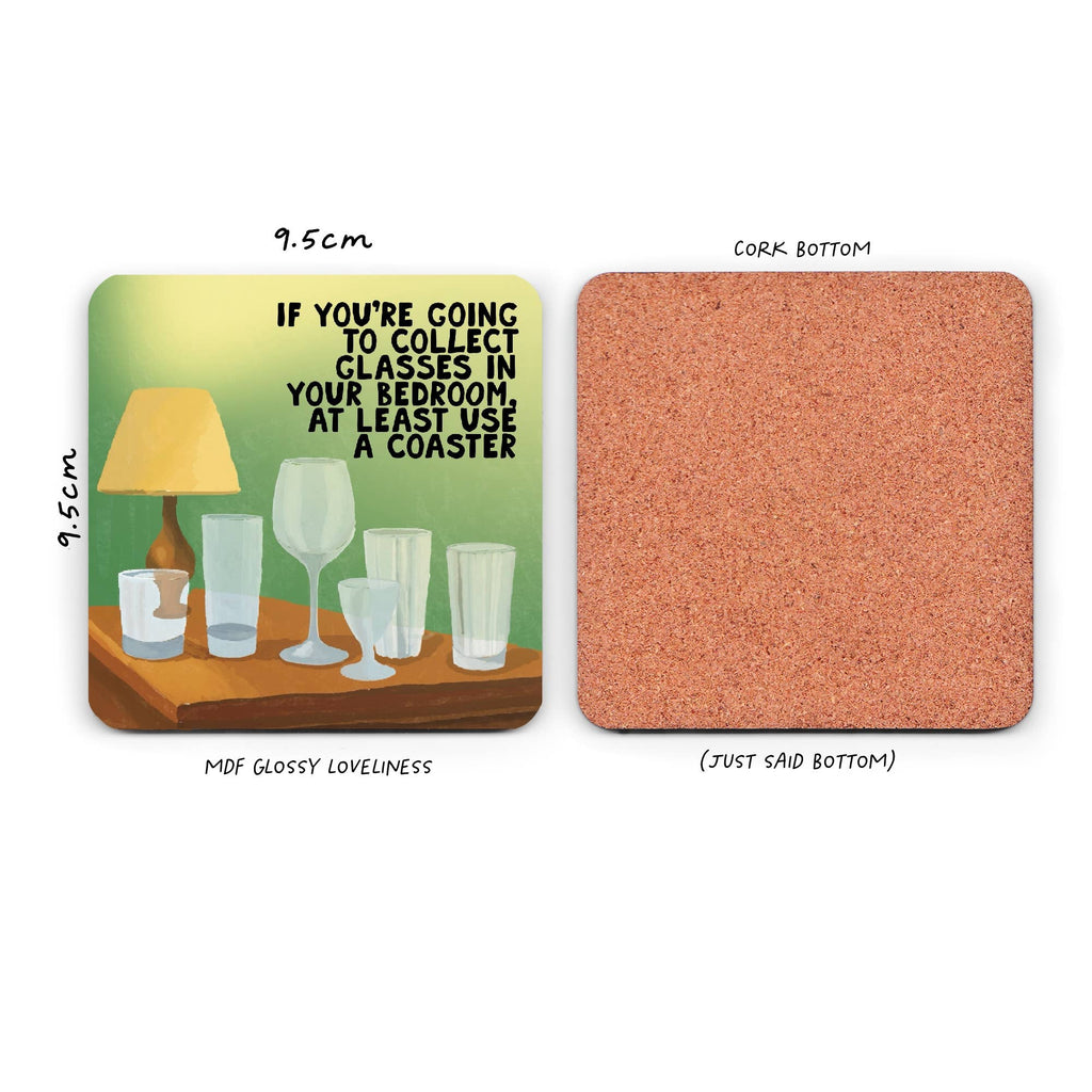 Coaster - Glass Collection - Funny