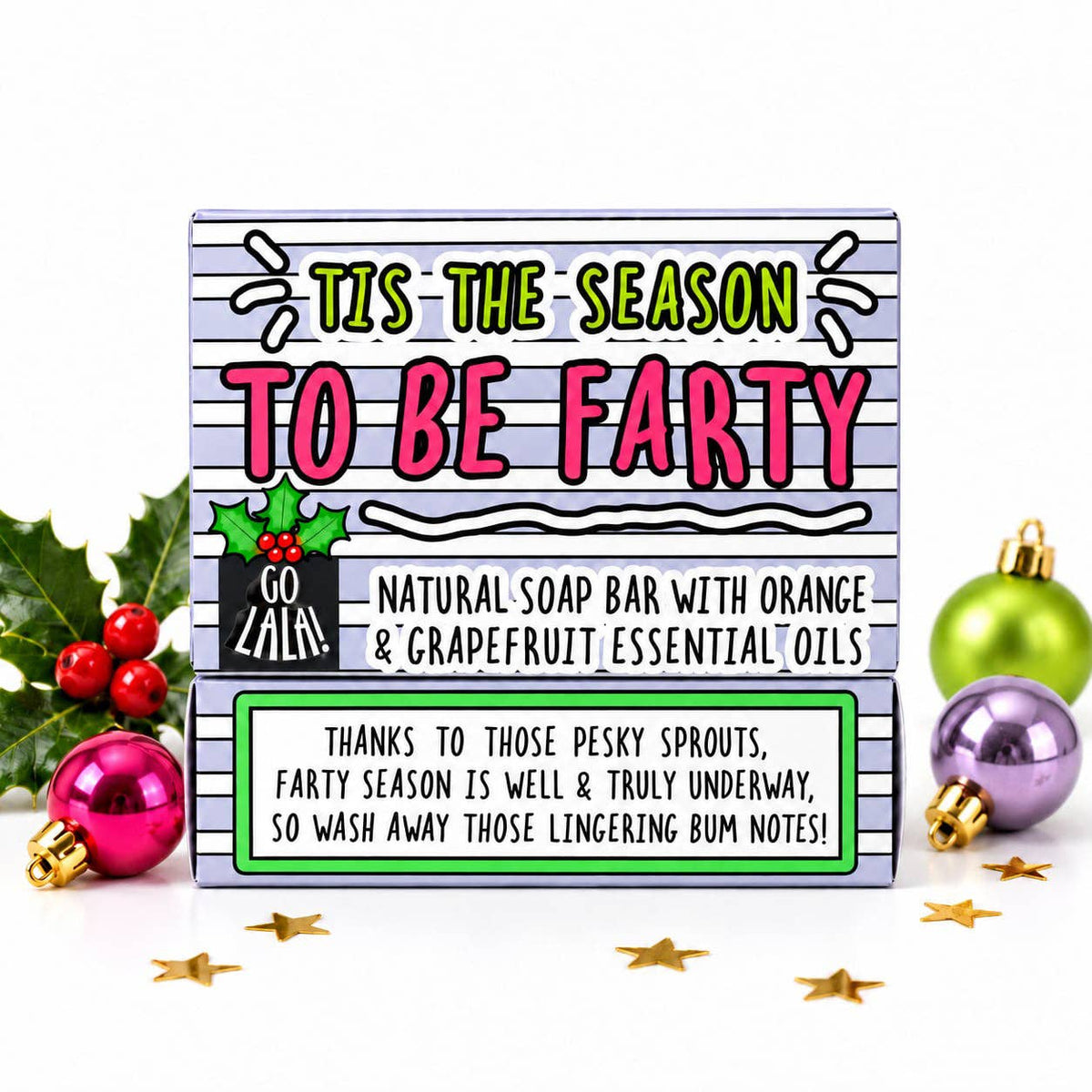 Season to be Farty -  Soap Orange grapefruit  - Funny Gift 