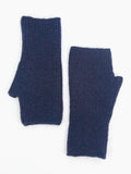 Dylan Wrist Warmers - Navy Blue, Knitted: One-size