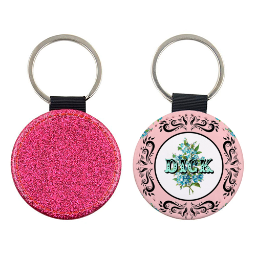 KEYRINGS, DICK (PINK) BY WALLACE ELIZABETH: Gold