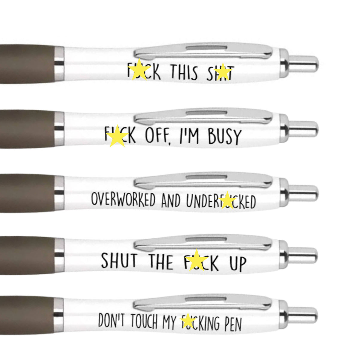 Funny Pen Pack - The Fuck Pack - pack of 5