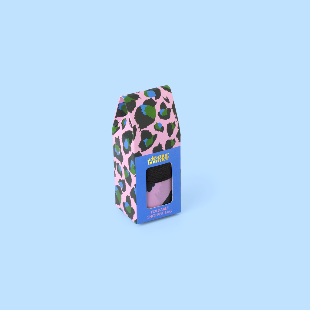 Pink Leopard Reusable Shopping Bag