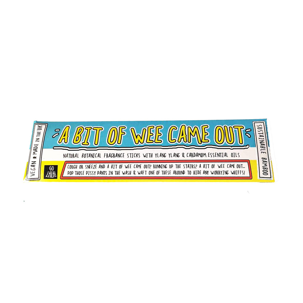A Bit of Wee Came Out Funny Smells Fragrance Sticks