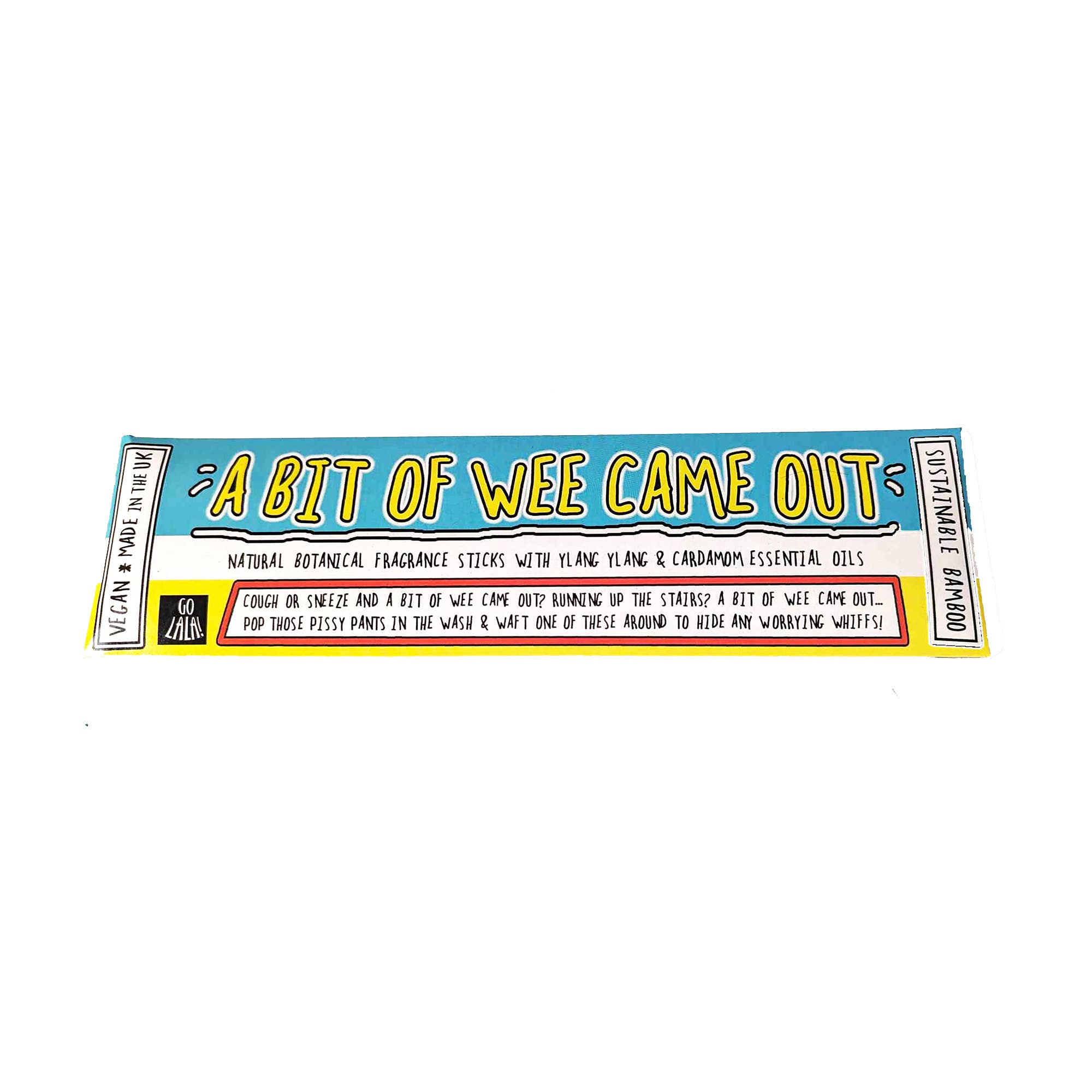 A Bit of Wee Came Out Funny Smells Fragrance Sticks