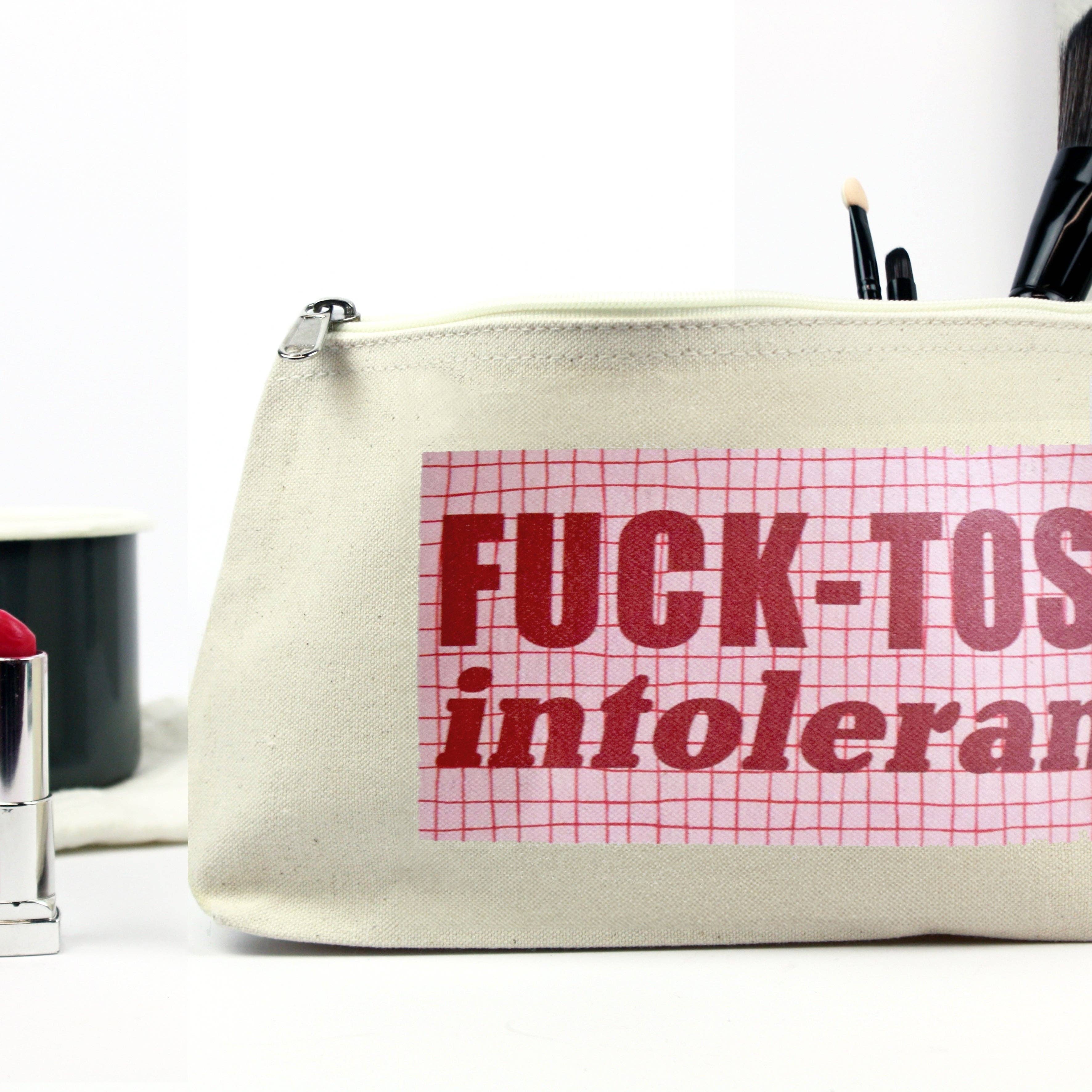'Fuck-tose Intolerant' Cosmetic pouch