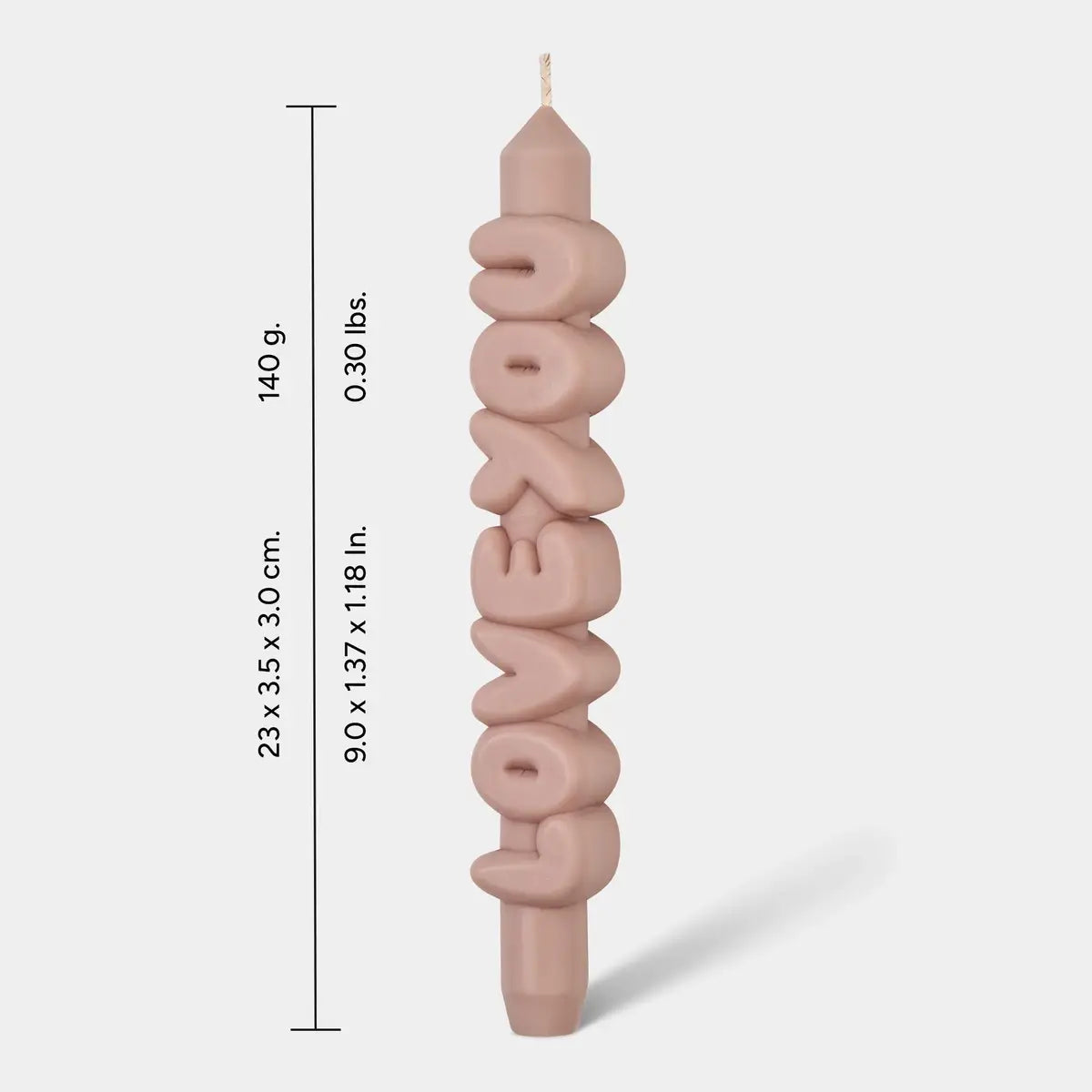 CandleHand Taper Candle Set | Mixed Signals Mocha & Cream