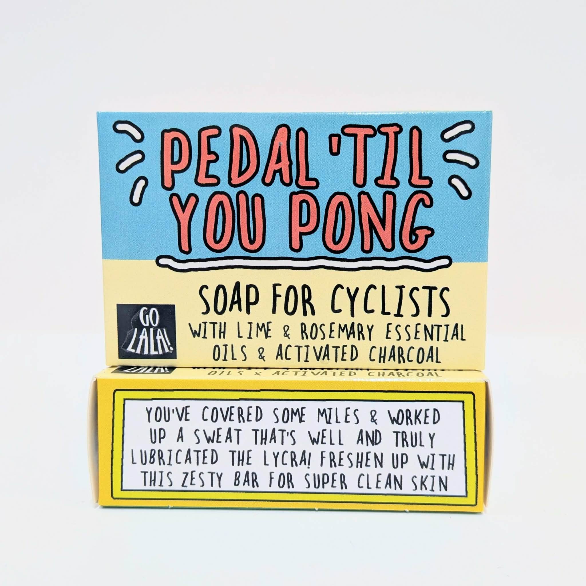 Pedal Til You Pong - soap for cyclists