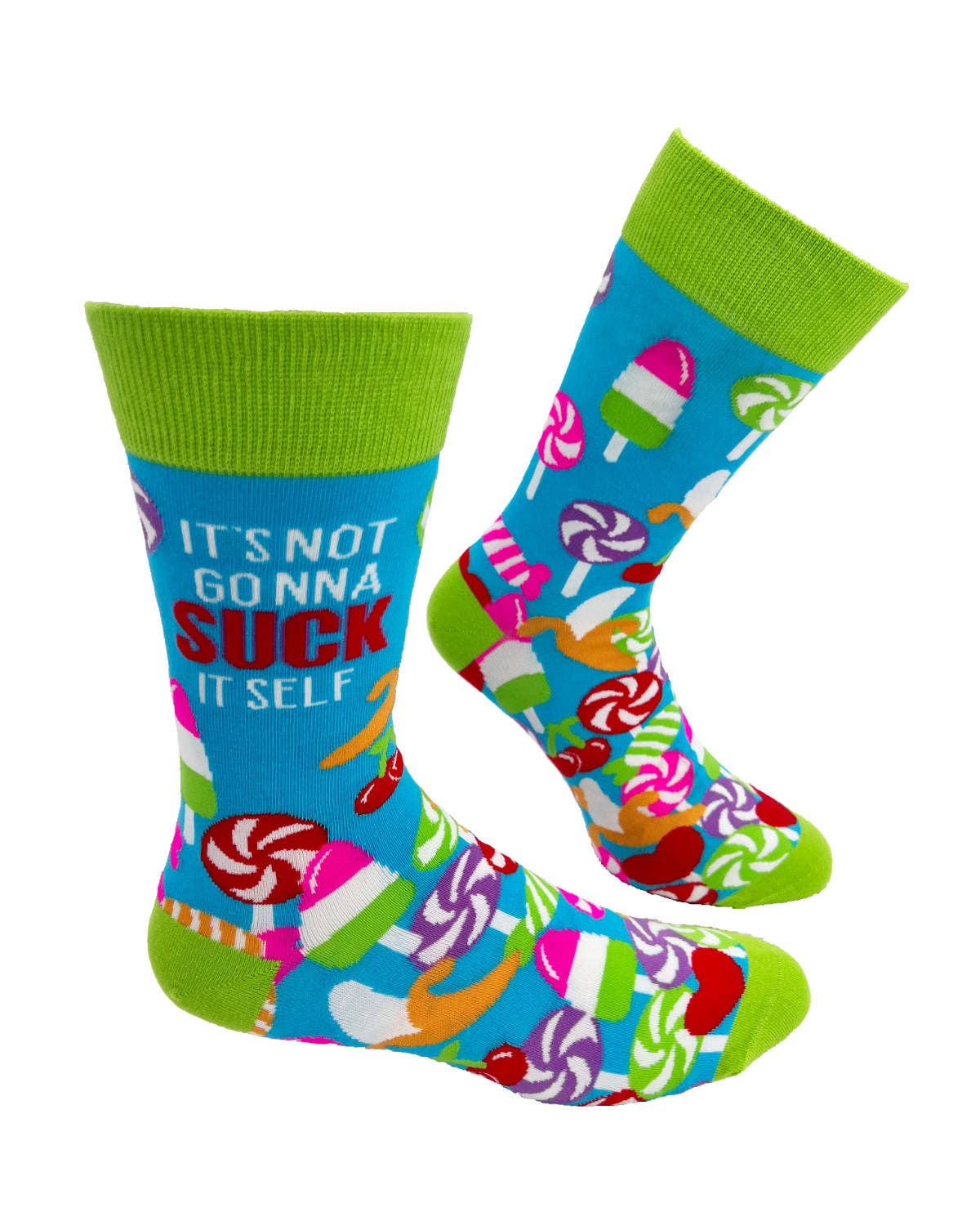 It's Not Gonna Suck Itself Men's Novelty Crew Socks