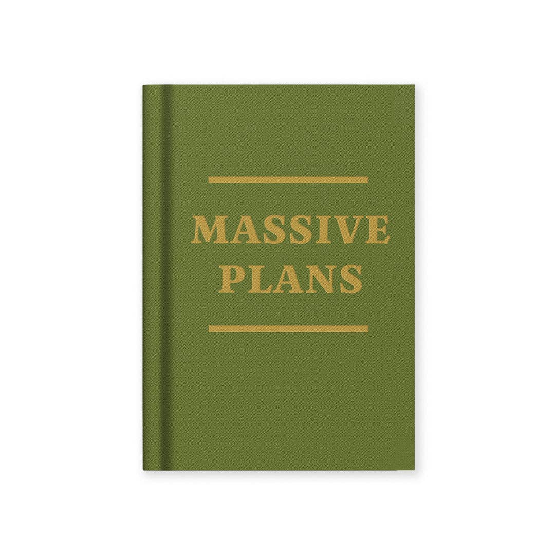 Massive Plans Fabric Hardback Notebook (A7)