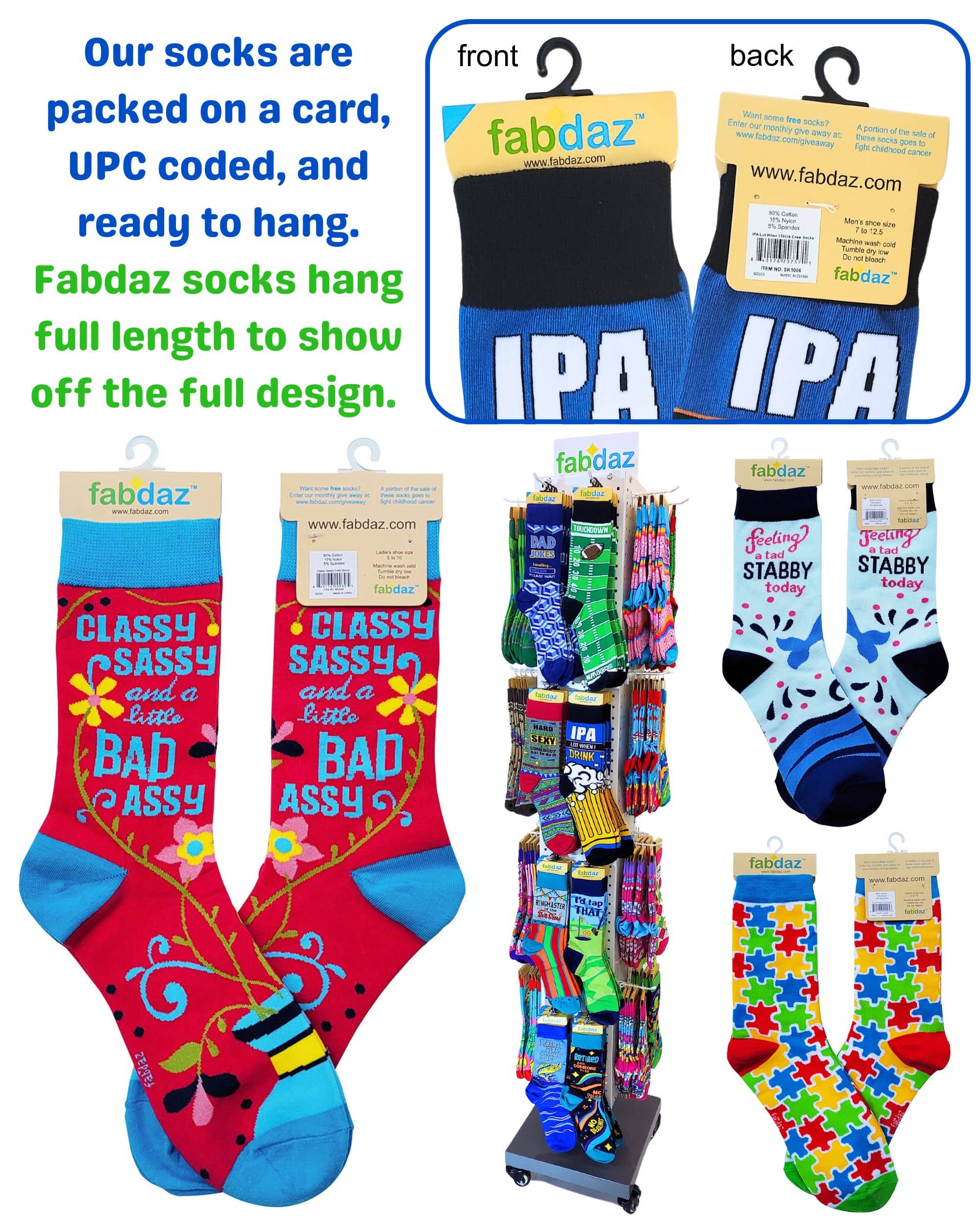Classy Sassy and a Little Bad Assy Women's Crew Socks