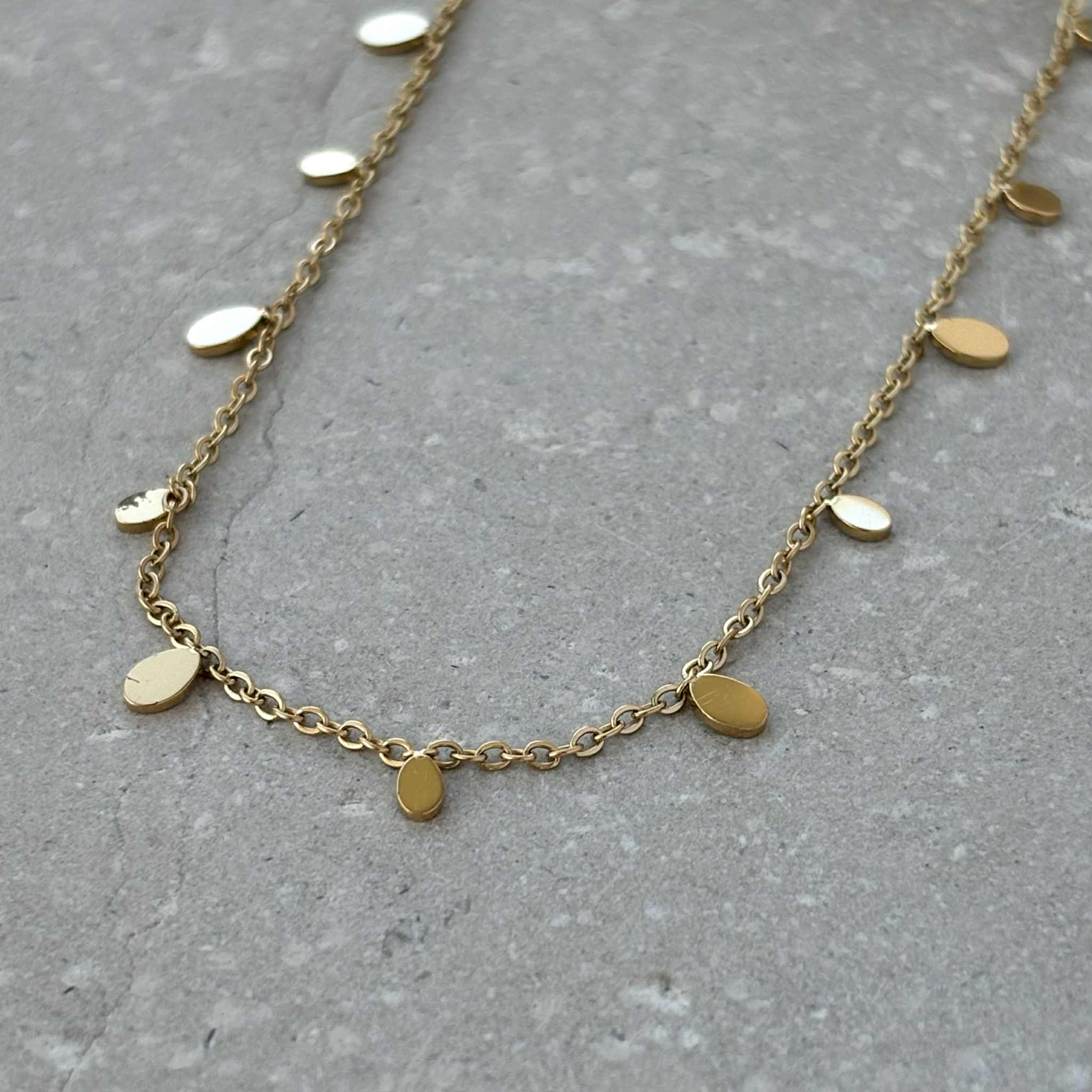 Tarnish Resistant Teardrop Necklace