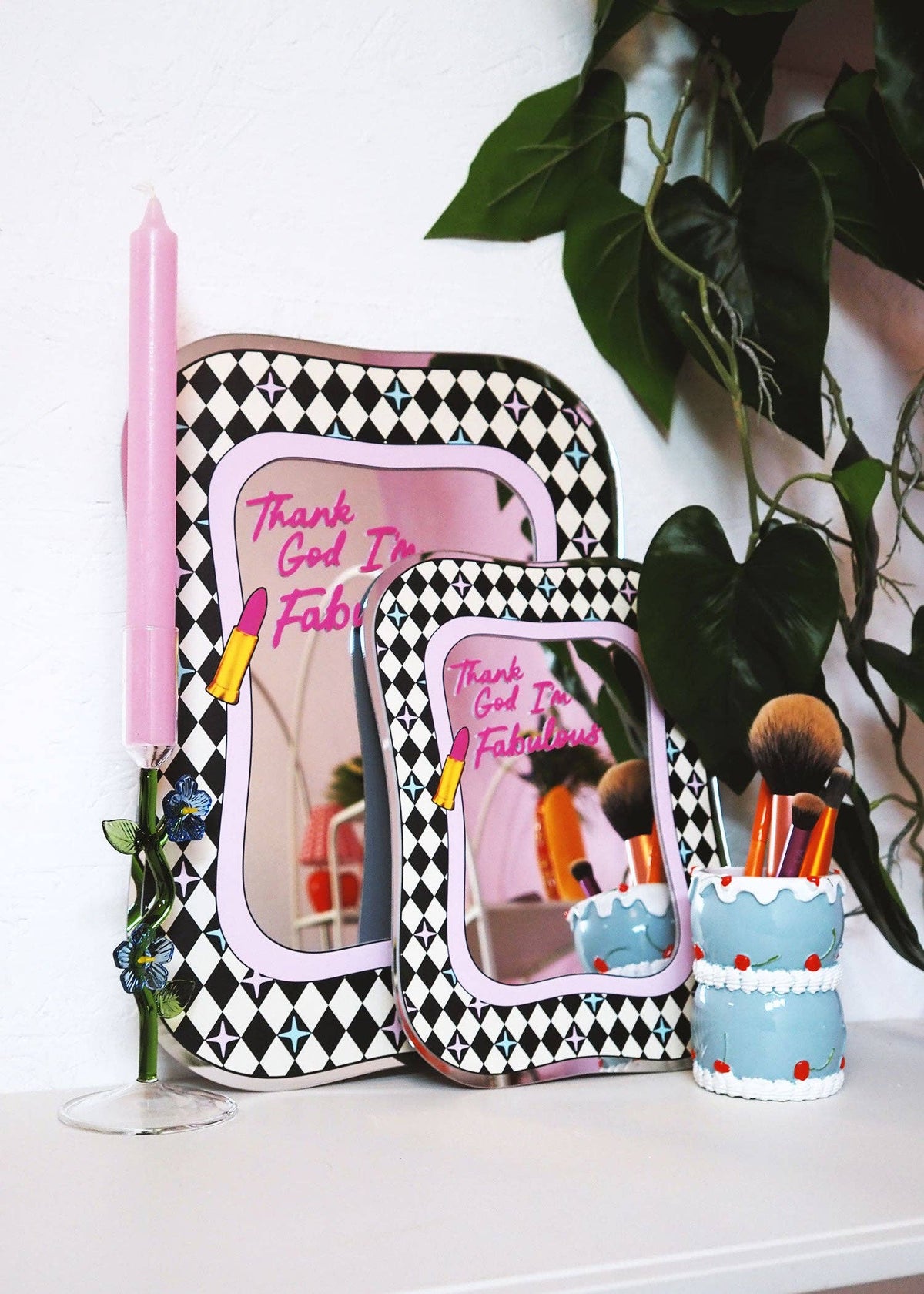 Thank God I'm Fabulous Mirror: Small