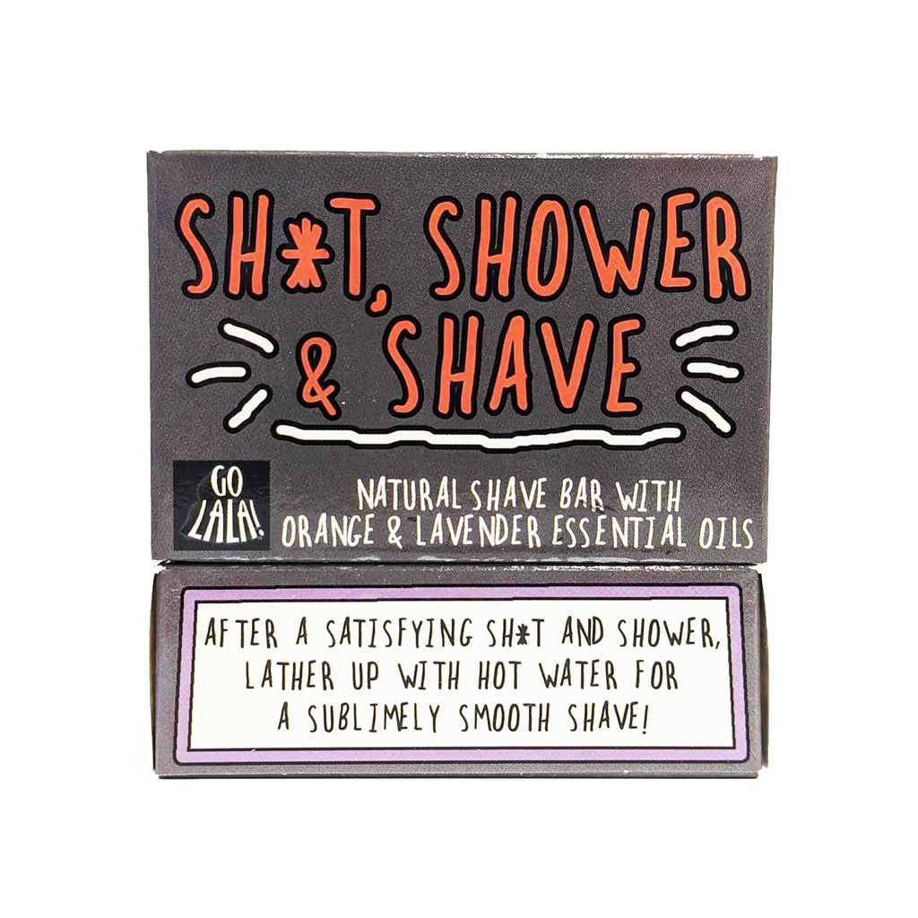 Sh*t, Shower and Shave (bar) Orange & Lavender Funny Gift