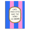 Notebooks 'Cats Make The World Go Around' by The Paper Tail