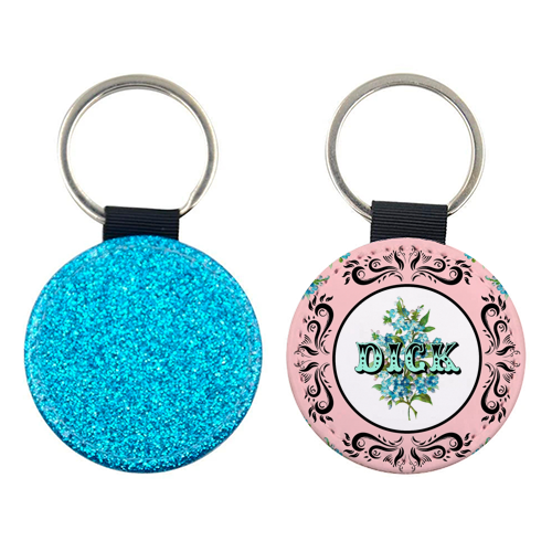 KEYRINGS, DICK (PINK) BY WALLACE ELIZABETH: Gold