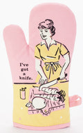 Blue Q I've Got A Knife Oven Mitt