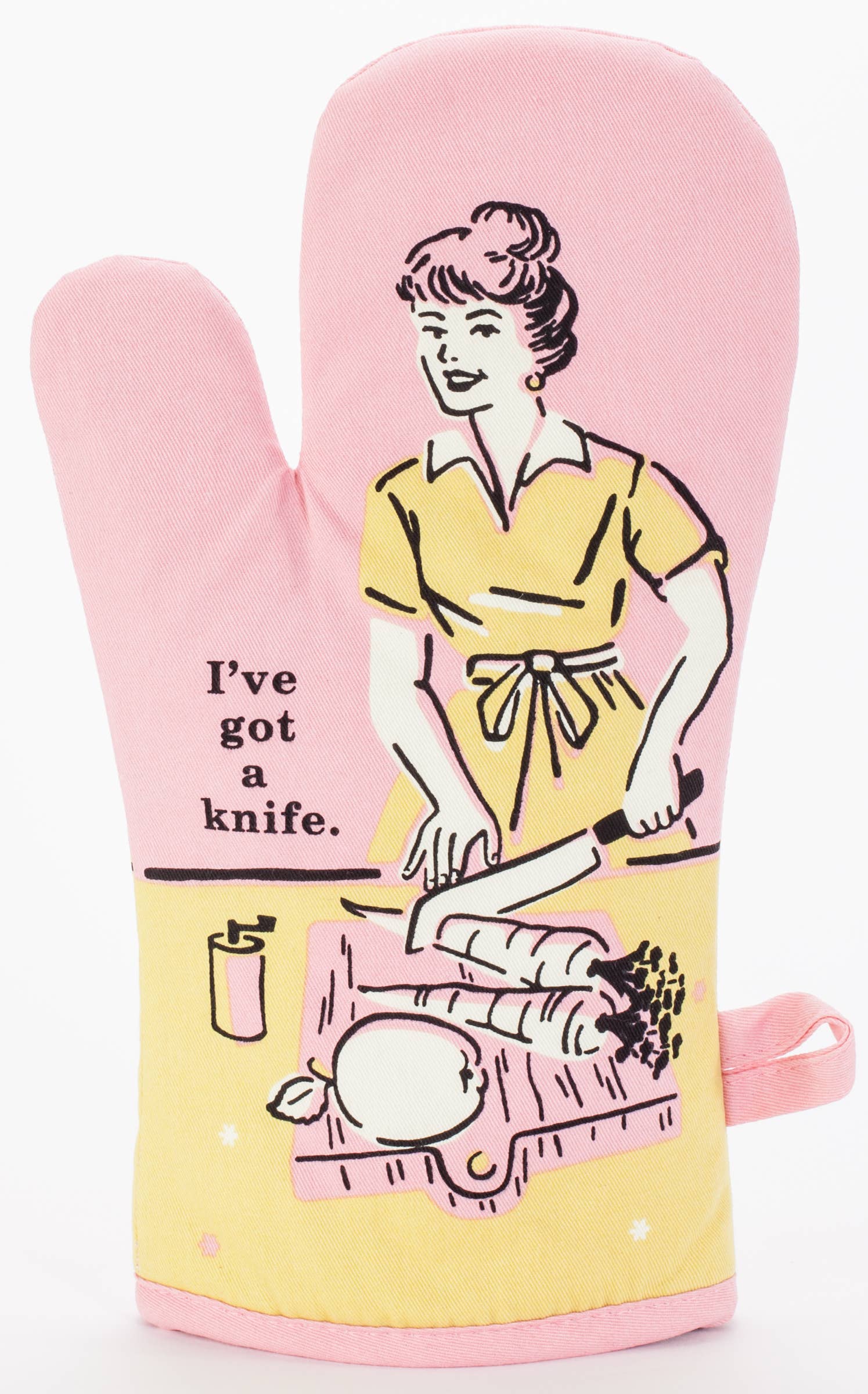 Blue Q I've Got A Knife Oven Mitt