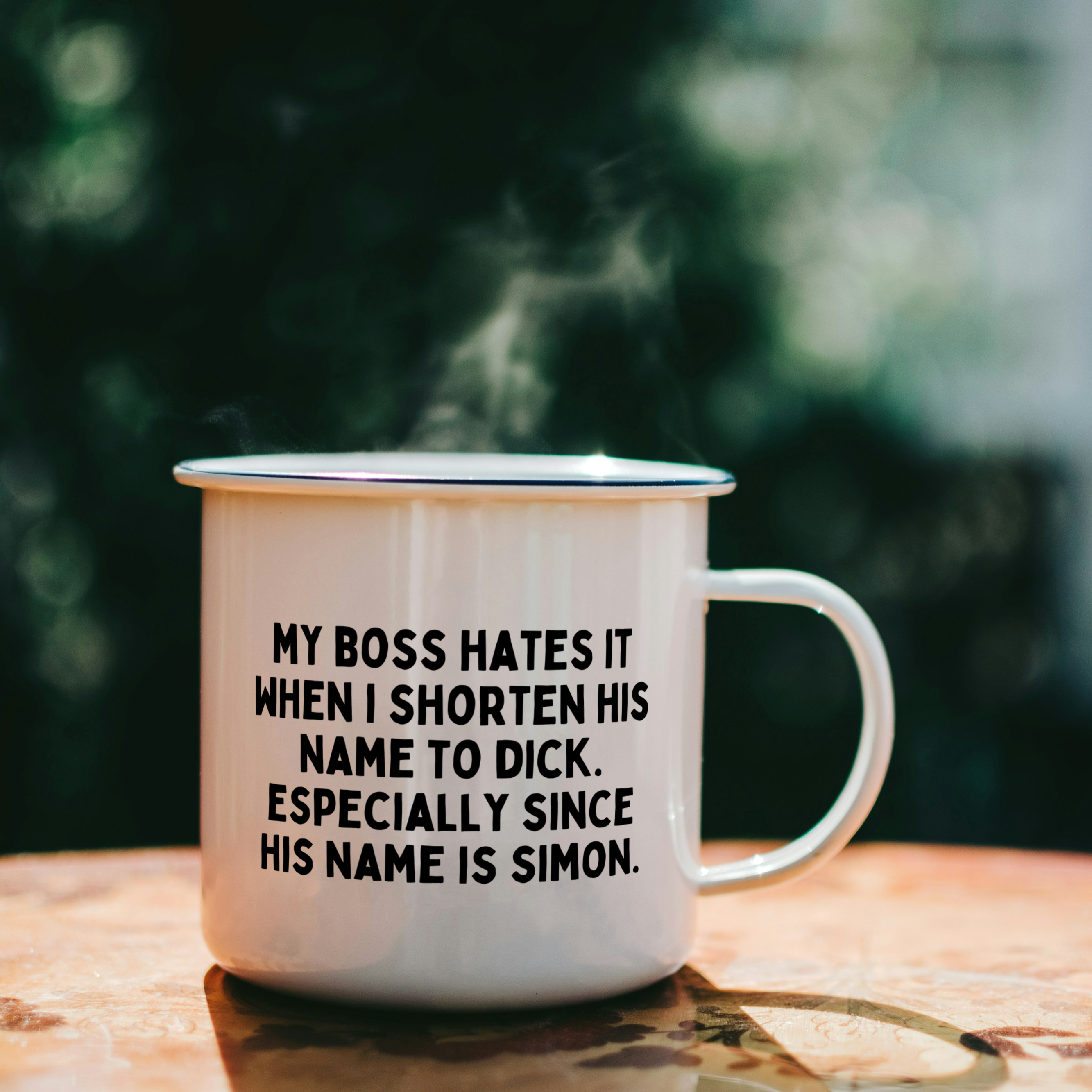 My Boss Hates It When I Shorten His Name To Dick | Mug: Black / 11oz Ceramic