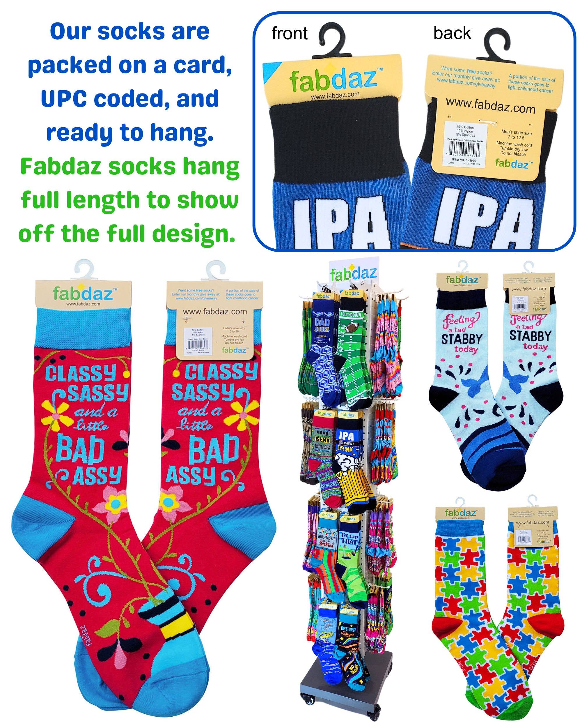 Swearing Always Helps Women's Crew Socks