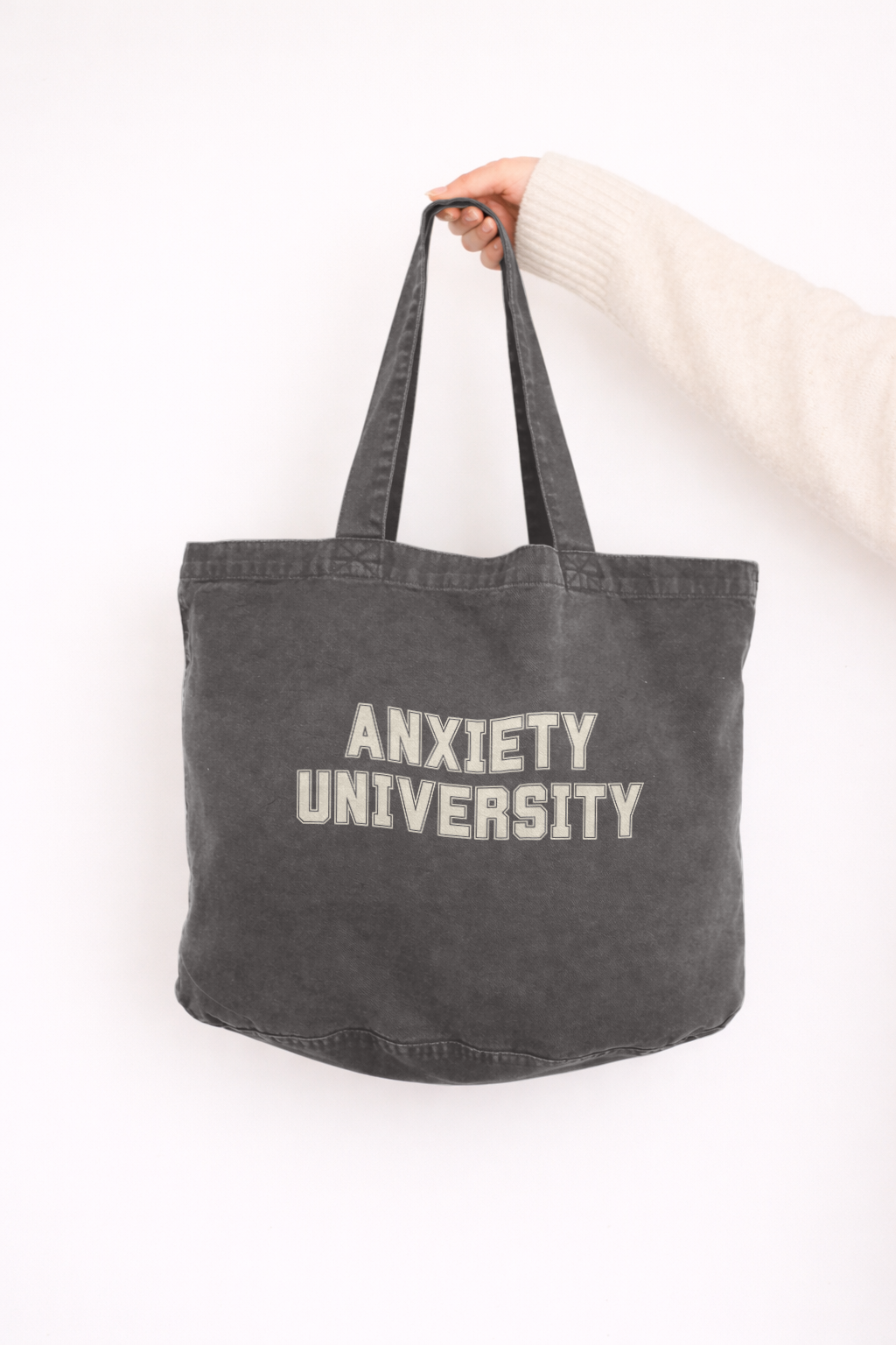 Anxiety University | Tote Bag: Vintage Denim