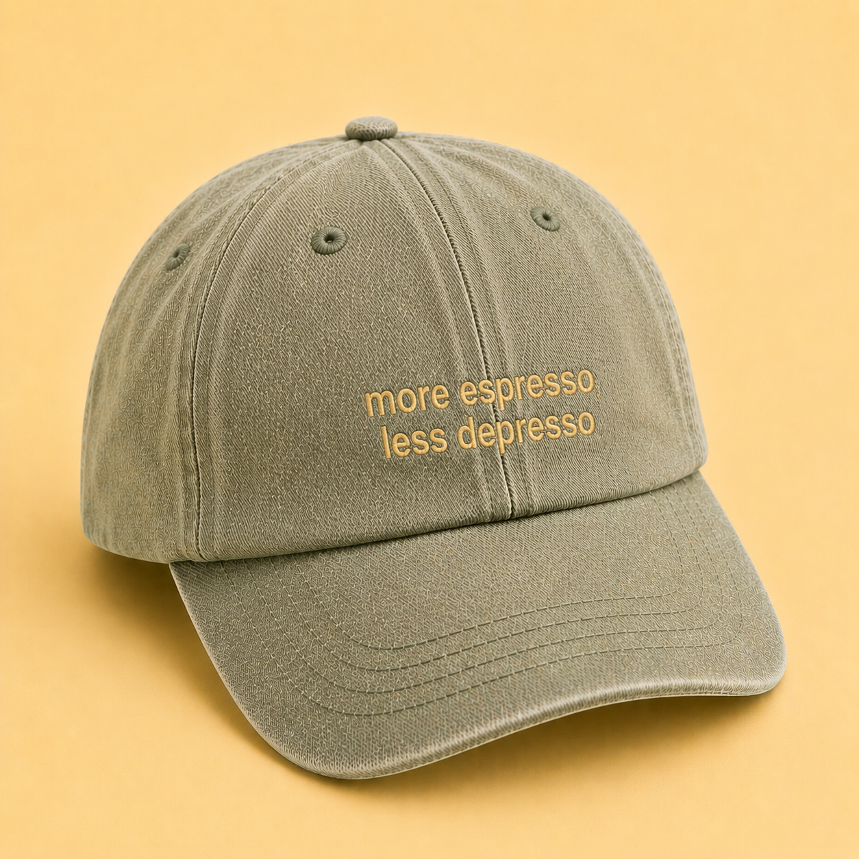 More Espresso Less Depresso Cap