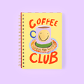 Coffee Club A5 Spiral Notebook