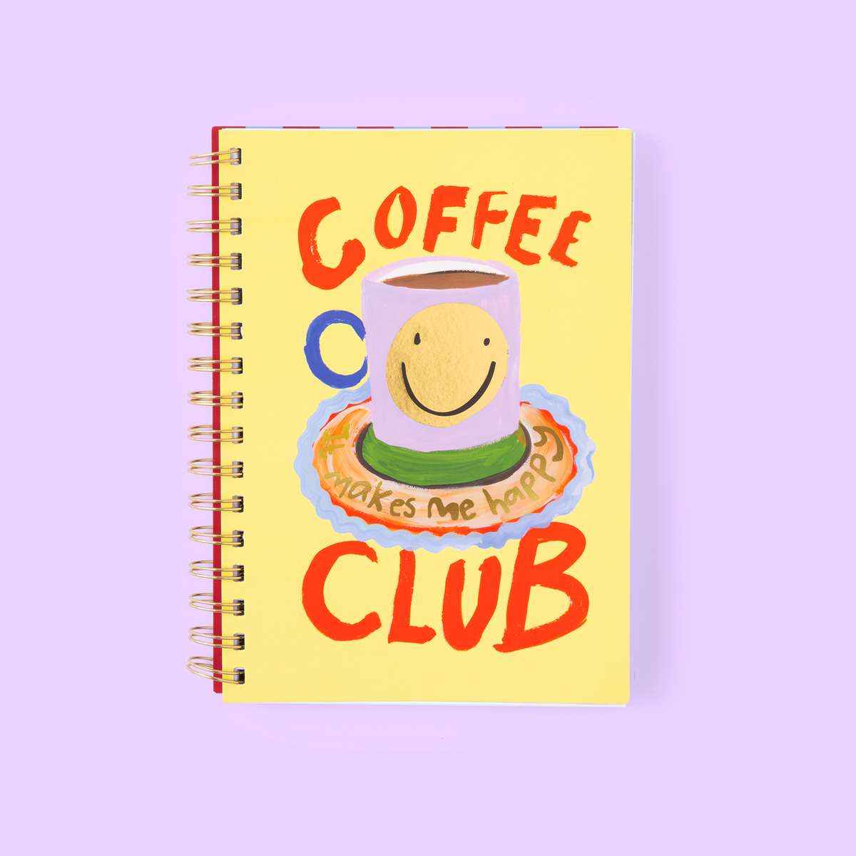 Coffee Club A5 Spiral Notebook
