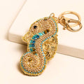 Beaded Seahorse Keyring/Bag Charm