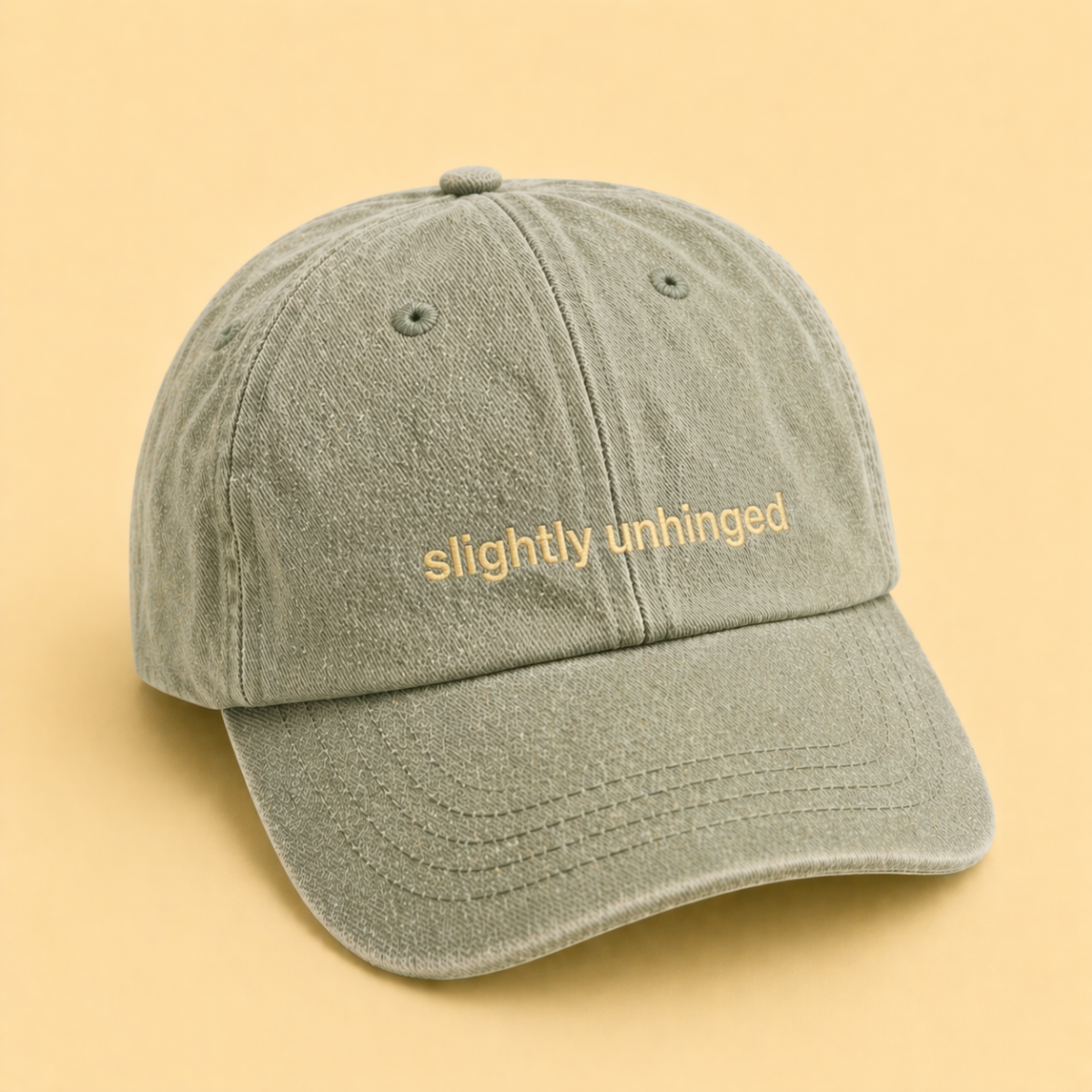 Slightly Unhinged Cap