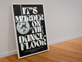 Murder on the dancefloor print: A3