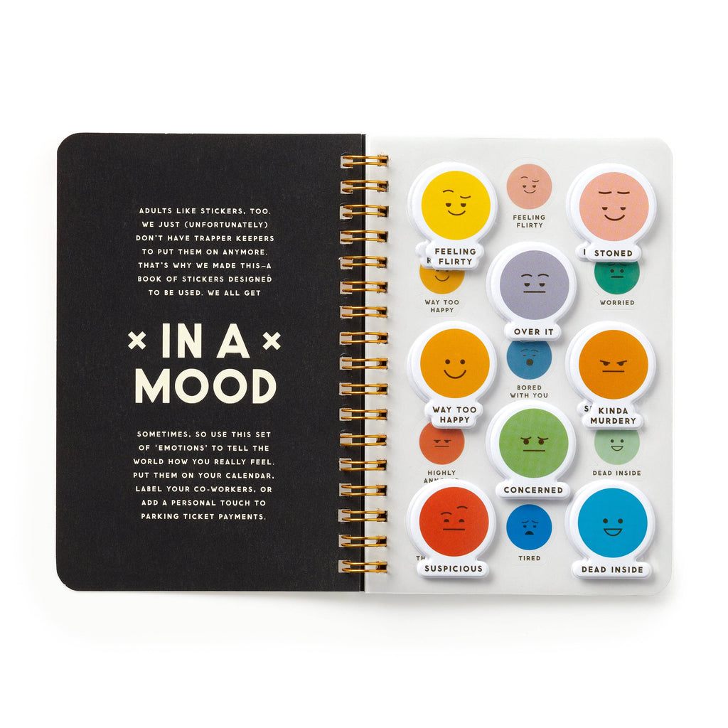 In A Mood Sticker Book (Sticker Book or Pack)