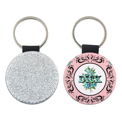 KEYRINGS, DICK (PINK) BY WALLACE ELIZABETH: Gold