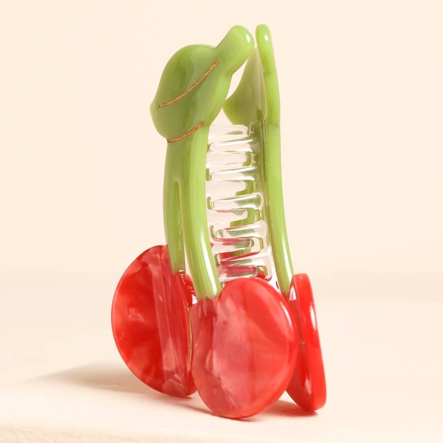 Red Cherry Hair Clip