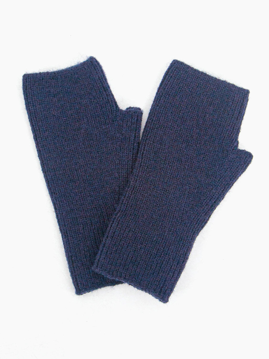 Dylan Wrist Warmers - Navy Blue, Knitted: One-size