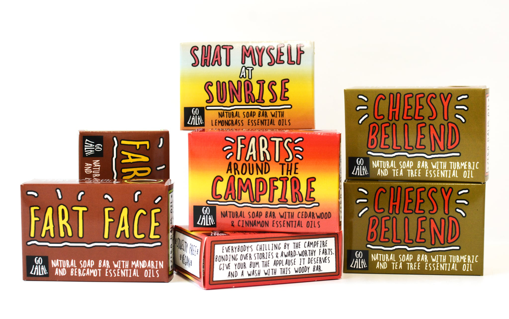 Cheesy Bellend - Turmeric and Tea tree soap  Funny Gift