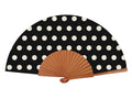 Dotty Black 23cm fan