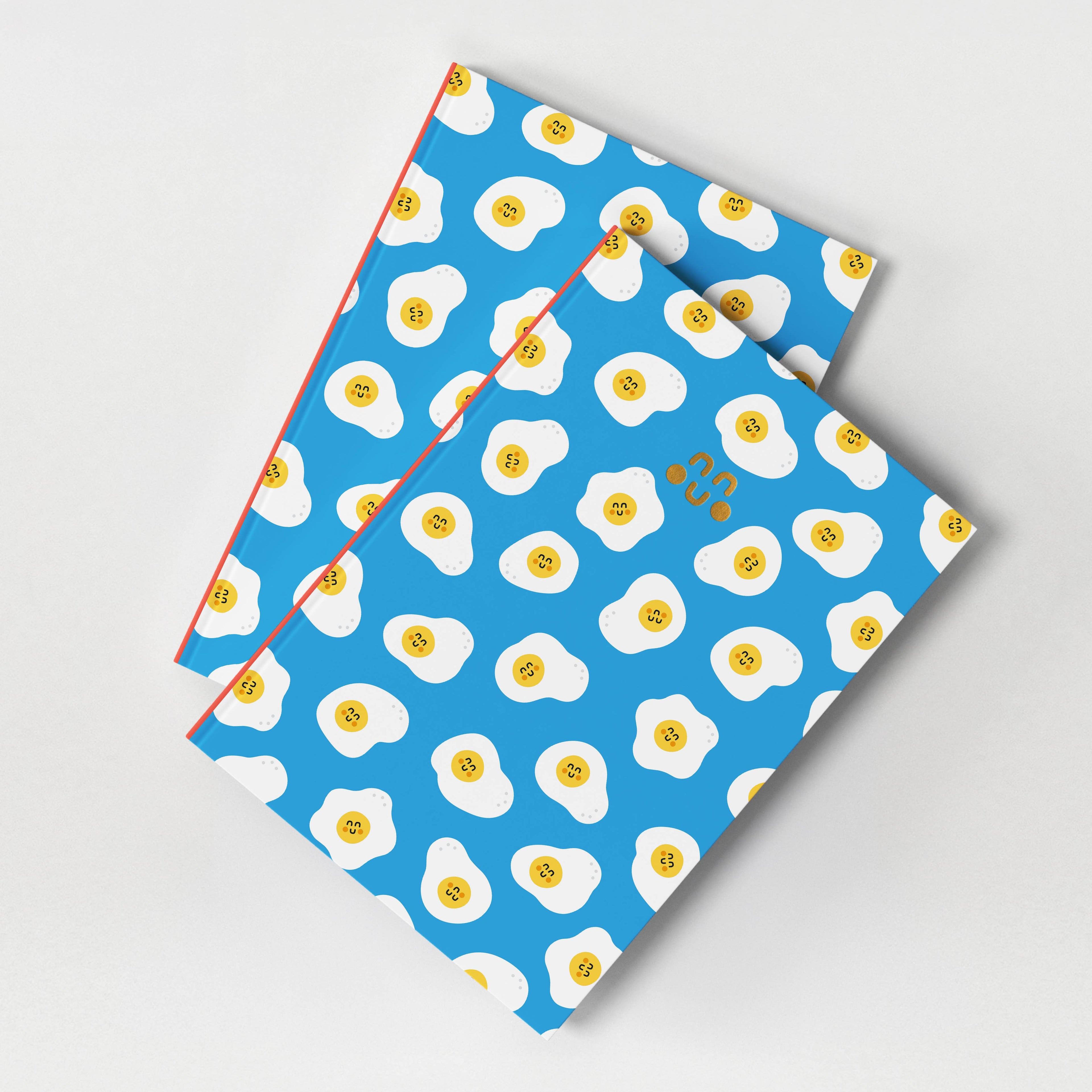 Eggs Lined Notebook | Fried Egg Stationery | Luxury Notebook