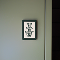 Just Be Kind Or Kindly Fuck Off | Ceramic Magnet