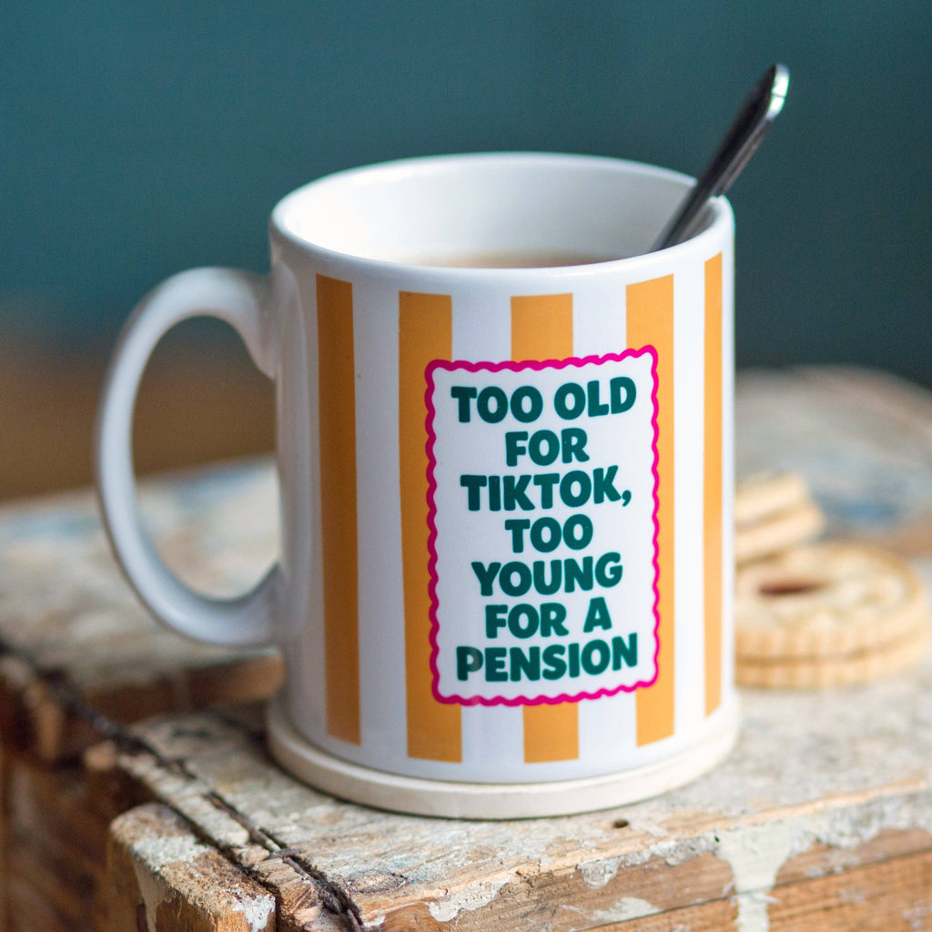'Too Old for TikTok' Funny Mug Gift