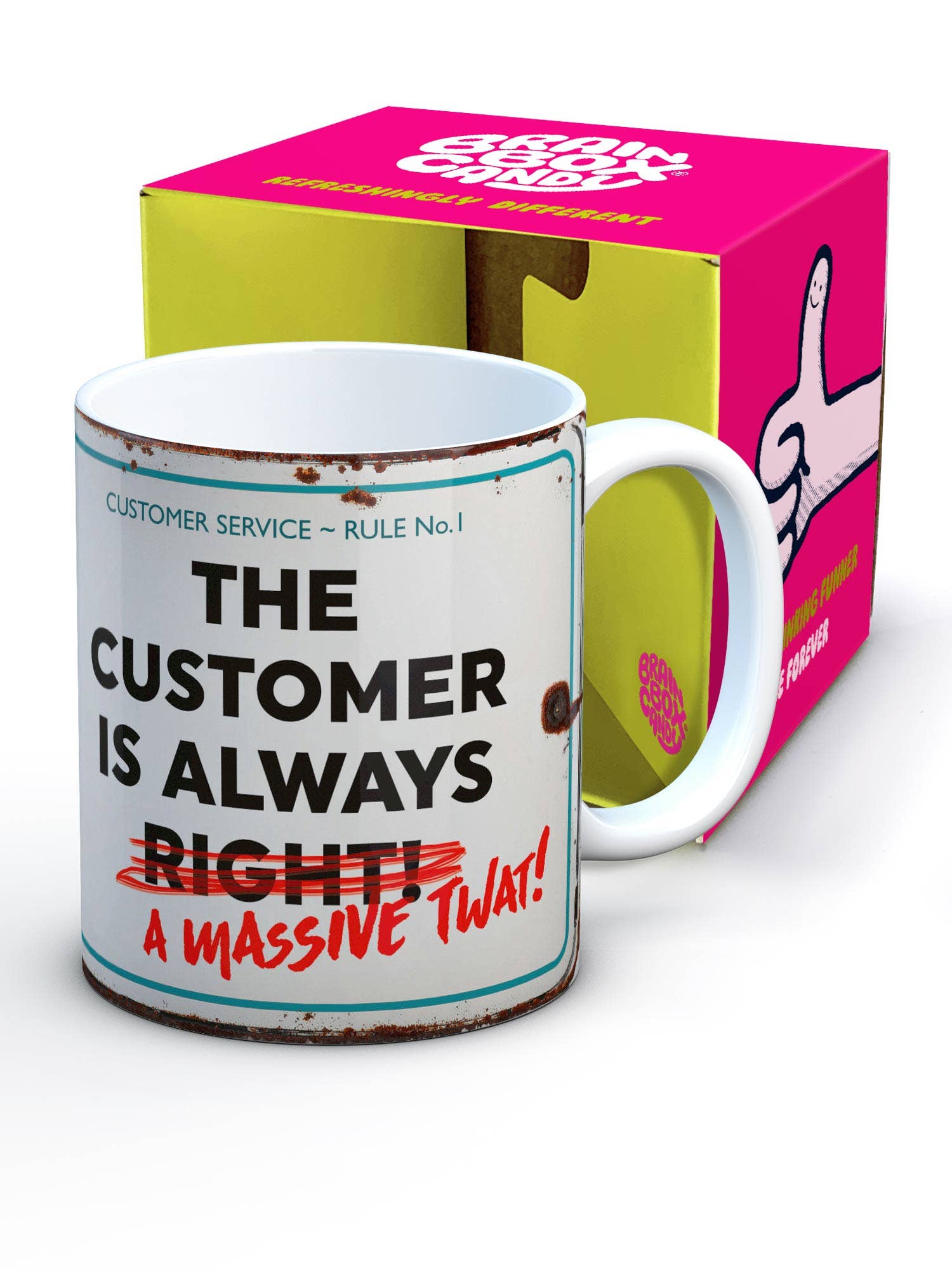 Funny Mug Customer Massive Twat