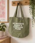 My Favourite Season Is Cancelled Plans Tote Bags