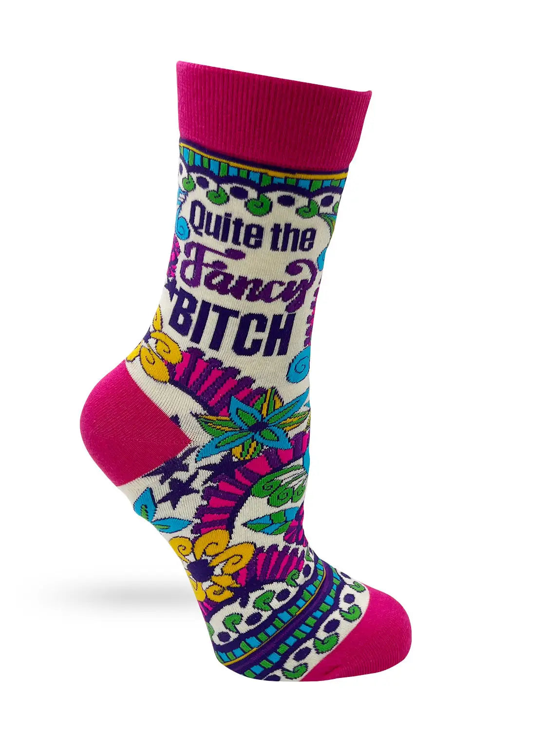 Quite the Fancy Bitch Ladies' Novelty Crew Socks