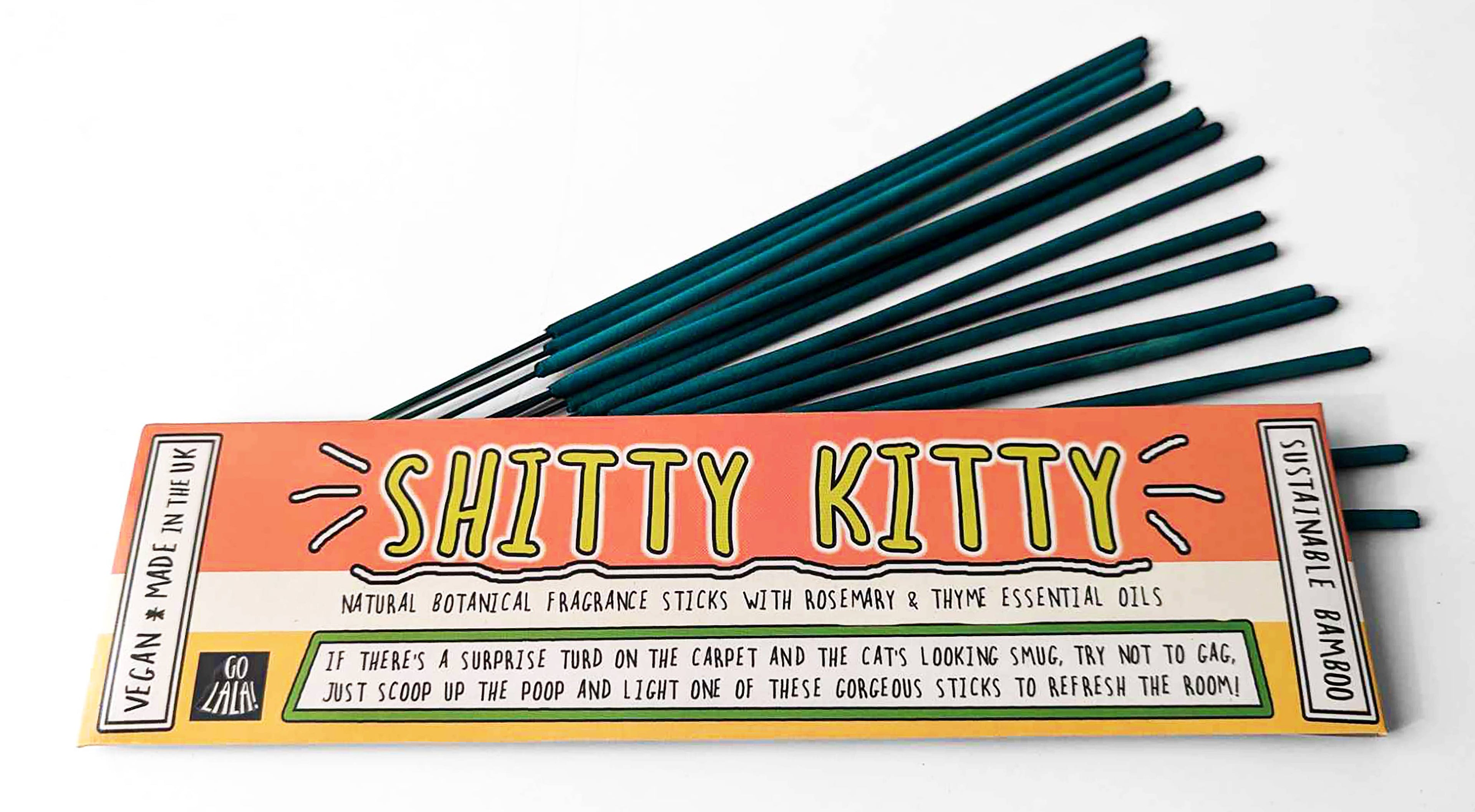 Shitty Kitty Funny Smells Fragrance Sticks