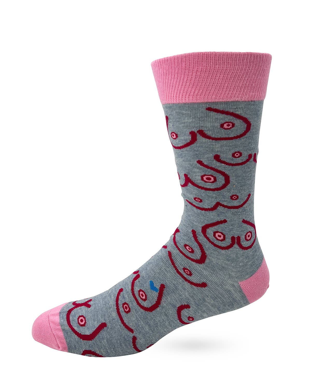 Big Or Small Love Them All Men's Novelty Crew Socks