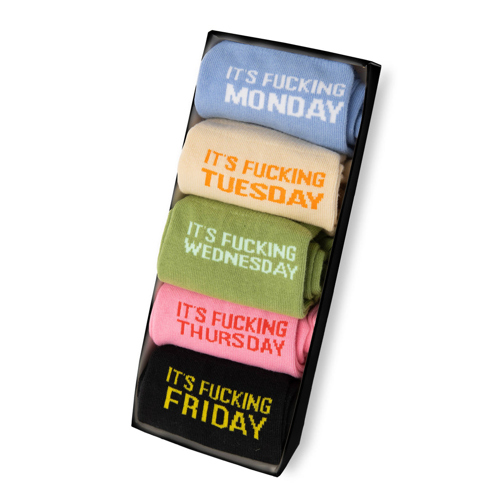 Set of Socks "Fucking Week" (5 Pairs)