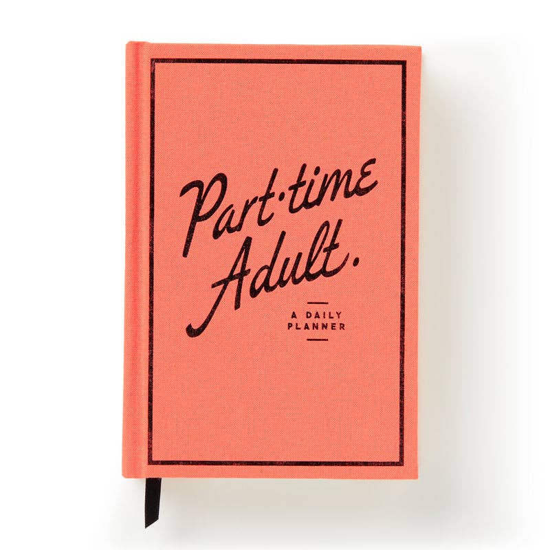 Part-Time Adult Undated Daily Planner (Diary or Journal)